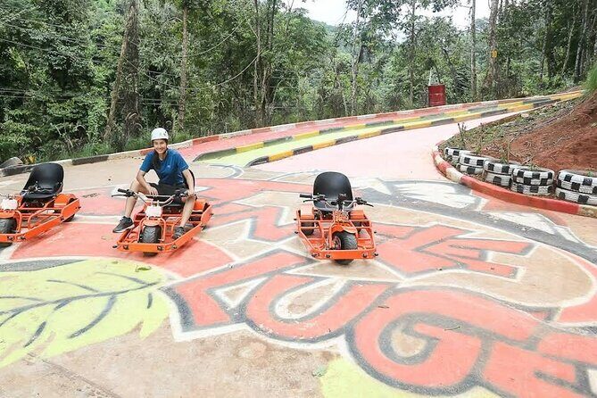 Skyline Jungle Luge - Giant swing: the quick shock that many people love more than expected